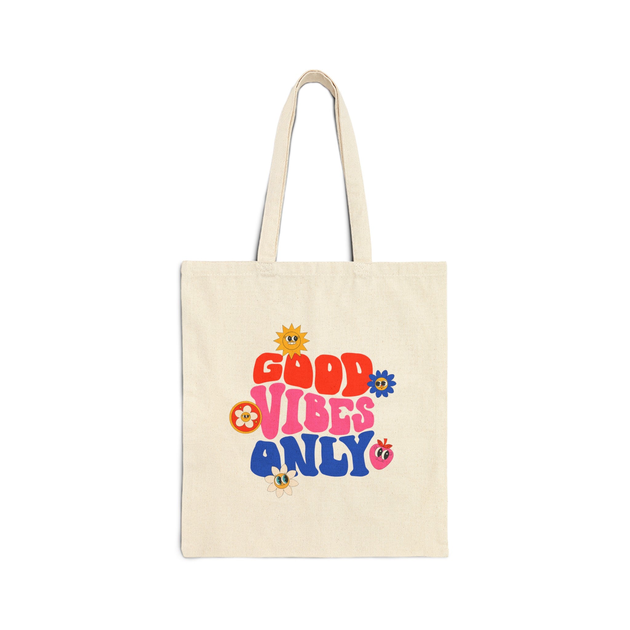 Good Vibes Only Tote Bag – Spread the Positivity