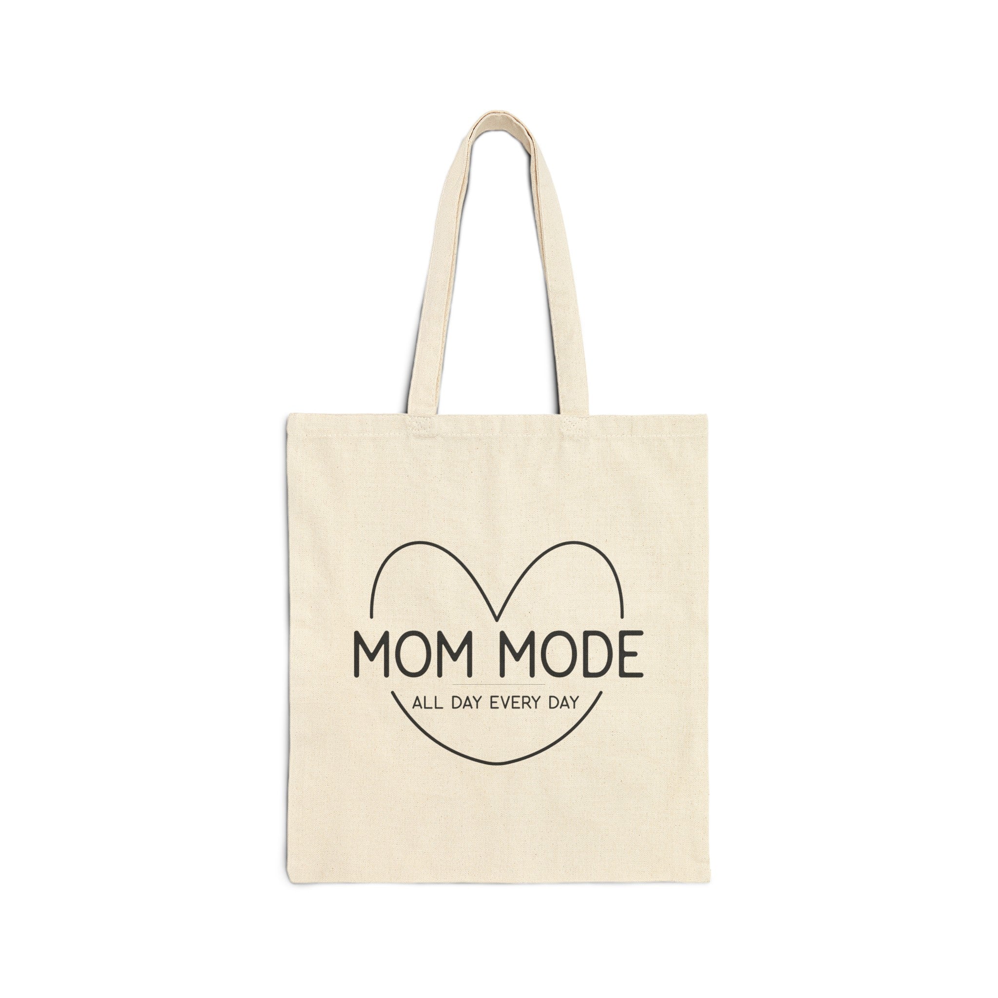 "Mom Mode" Canvas Tote Bag