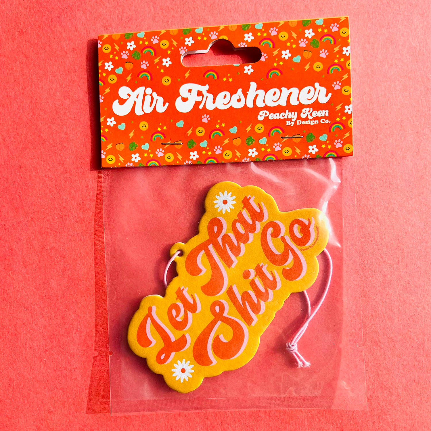 "Let That Sh*t Go" Air Freshener – Freshen Your Space, Lift Your Mood