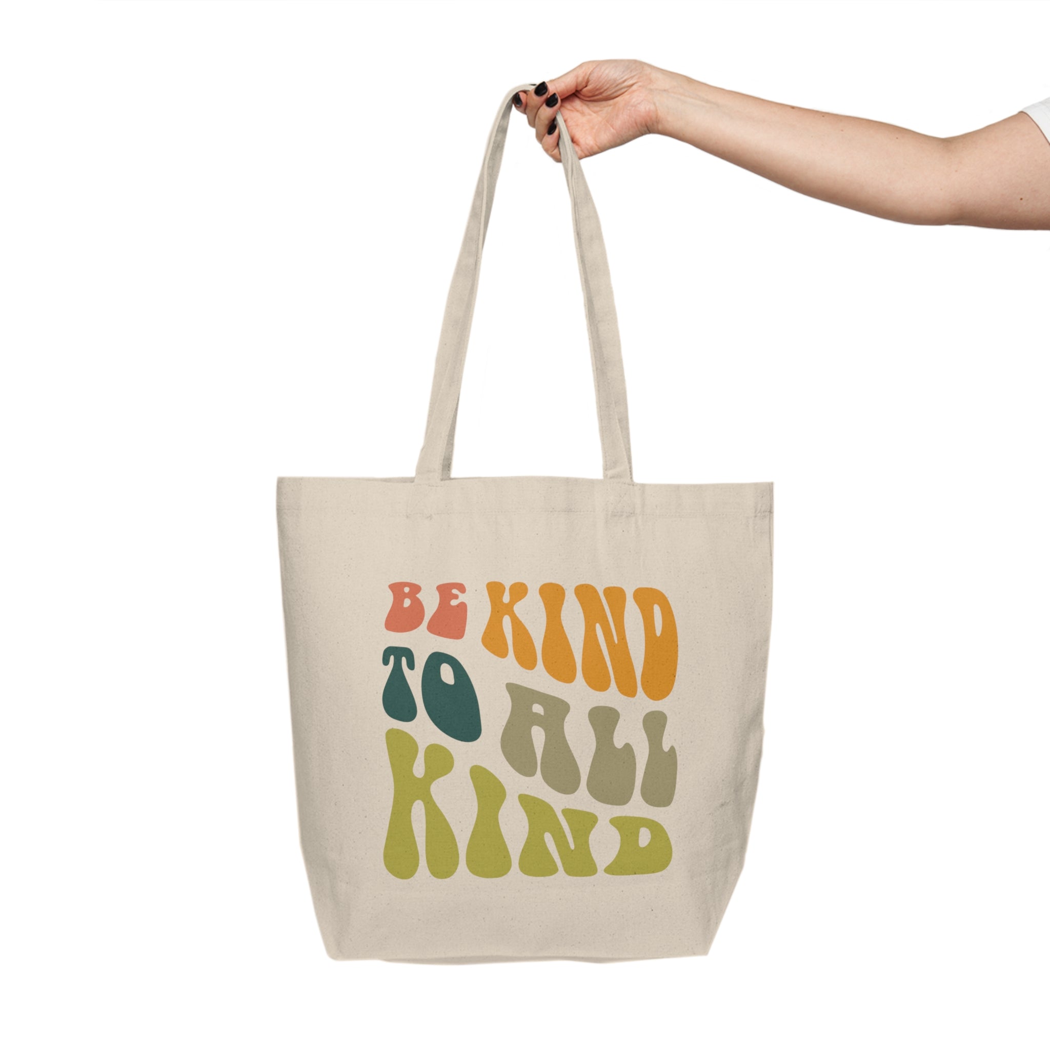 "Kind to All" Shopping Tote