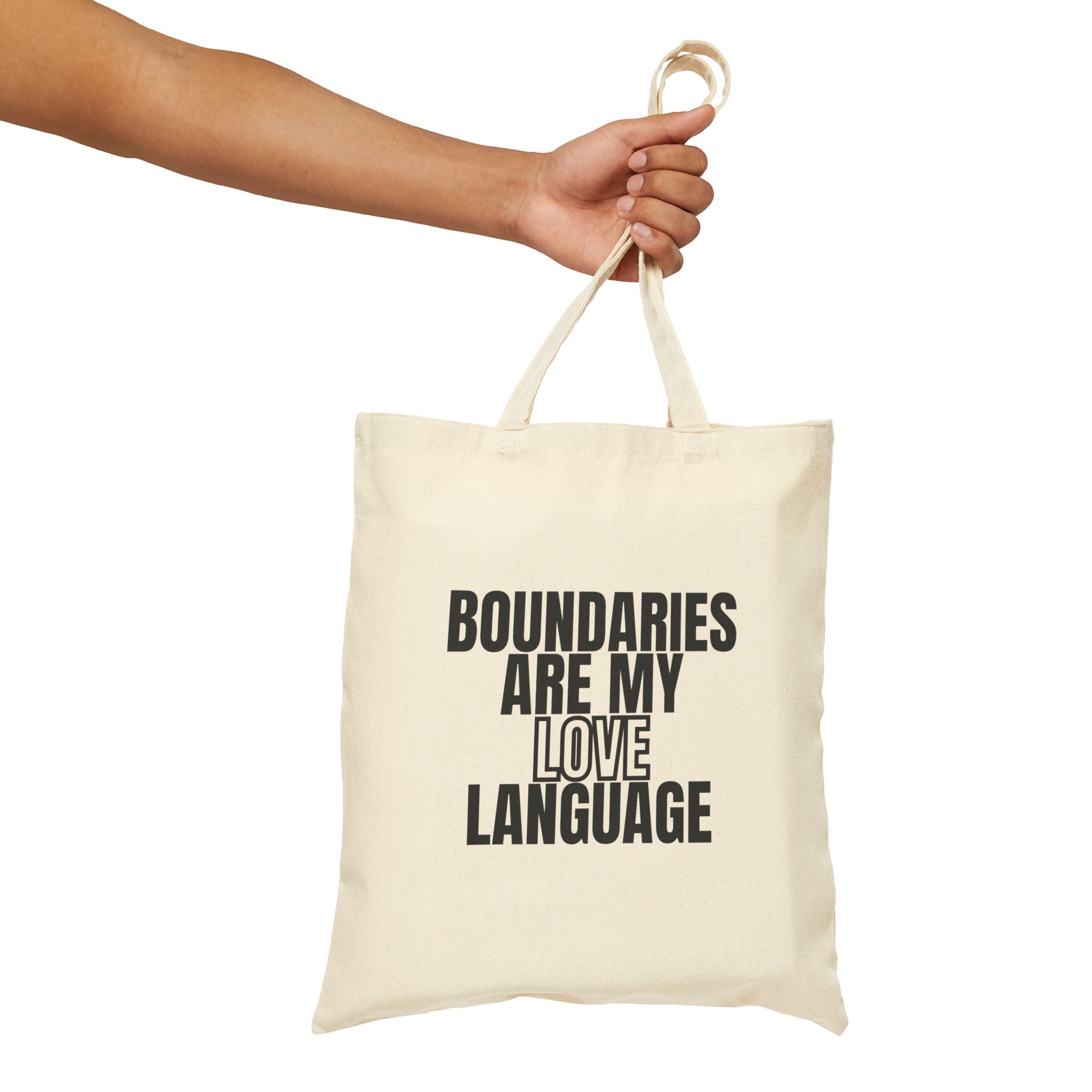 “Boundaries Are My Love Language” Tote Bag