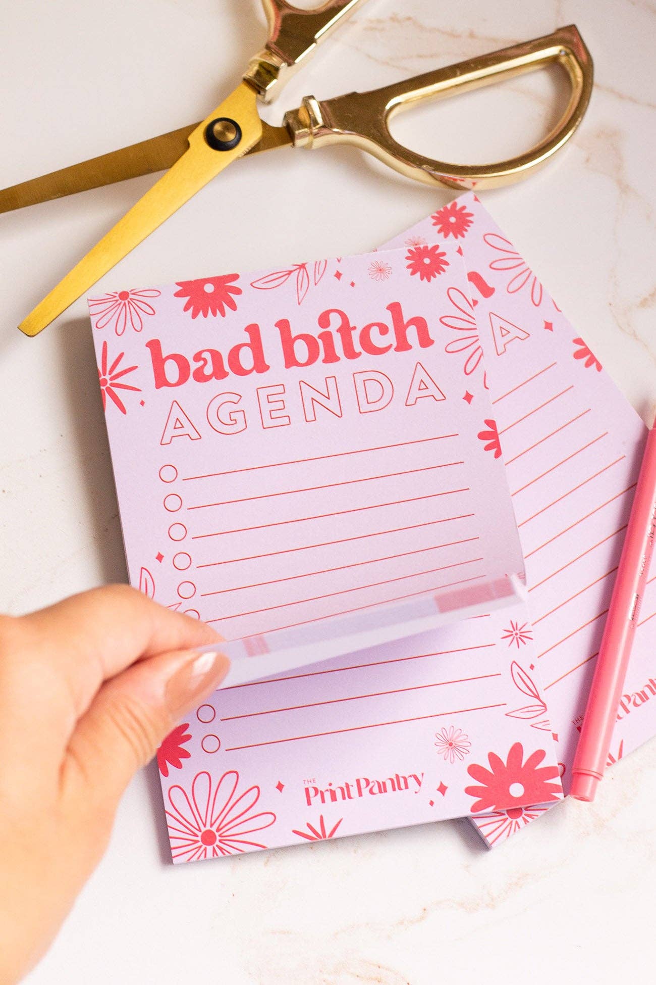 Bad Bitch Agenda Notepad