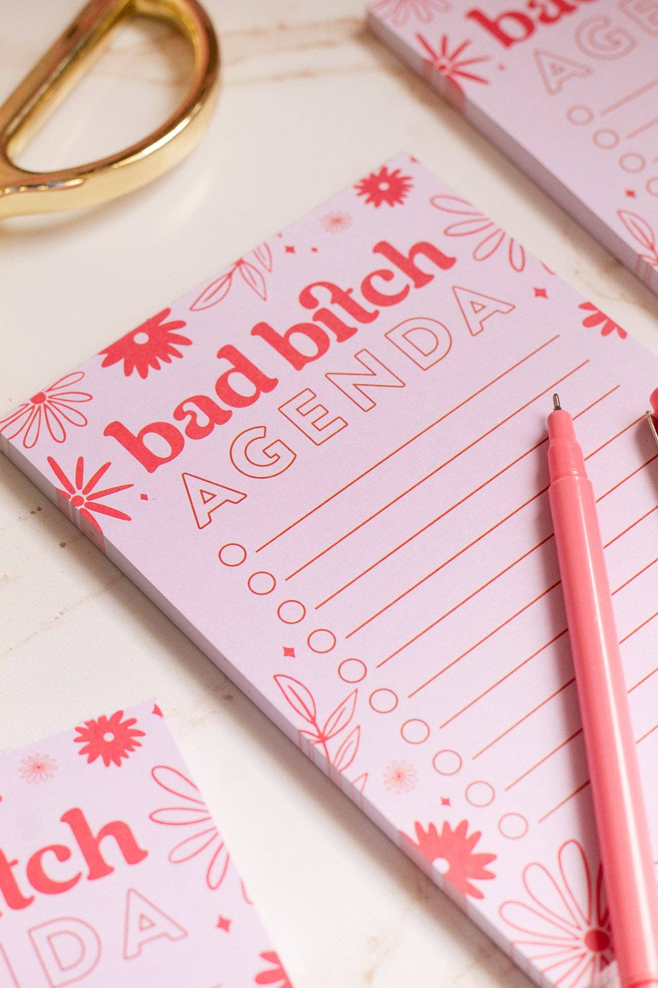 Bad Bitch Agenda Notepad